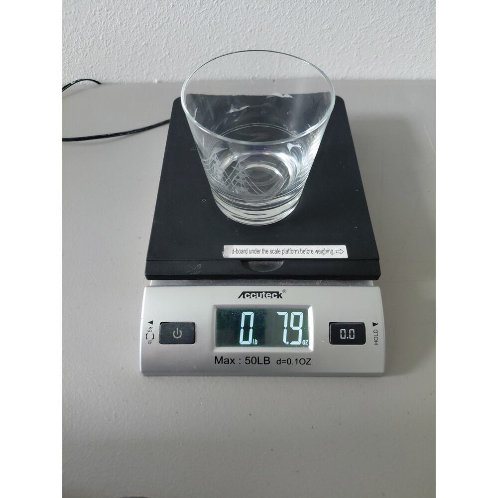 4 Crystal Clipper Bar Glasses Rock Etched Ships Double Mast Schooner Dadcore VTG - Picture 6 of 6